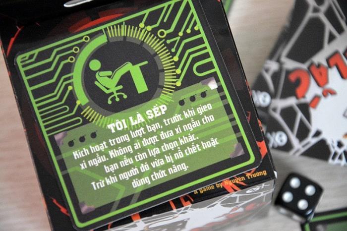 Thẻ chức năng Tôi là Sếp trong Xí ngầu Nổ Thẻ chức năng Tôi là Sếp trong Xí ngầu Nổ