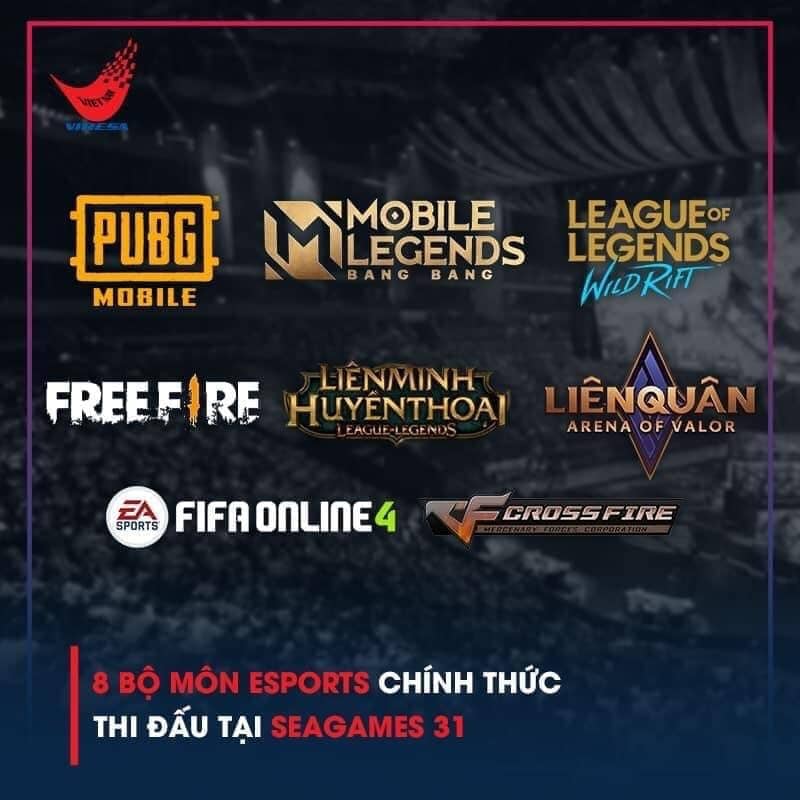 8 môn thể thao điện tử seagame 31 tại Việt Nam 8 môn thể thao điện tử seagame 31 tại Việt Nam