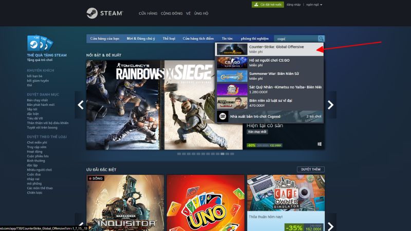 Đổi sang tài khoản mới để fix lỗi VAC CSGO