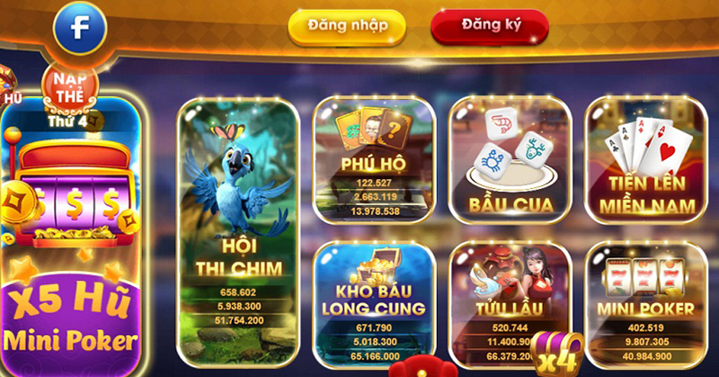 Kho game bài đổi thưởng khổng lồ Kho game bài đổi thưởng khổng lồ