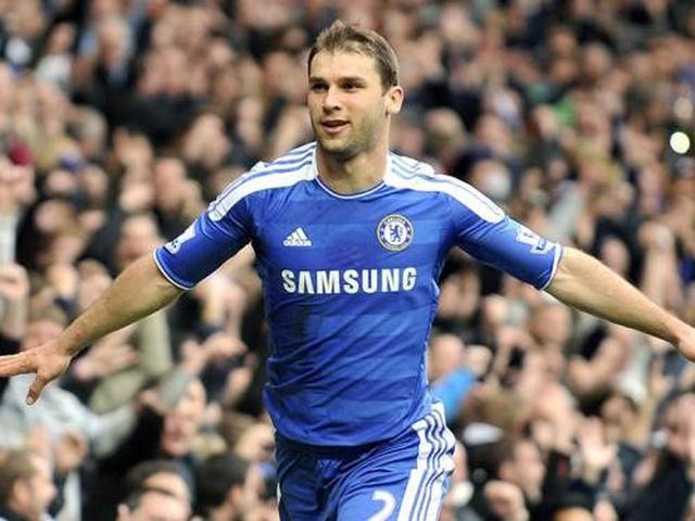 Đội hình Chelsea 2014 tiêu biểu với sự góp mặt của Ivanovic