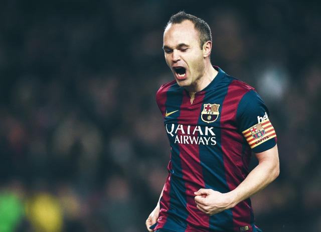 Iniesta lọt top lương cầu thủ cao nhất thế giới Iniesta lọt top lương cầu thủ cao nhất thế giới