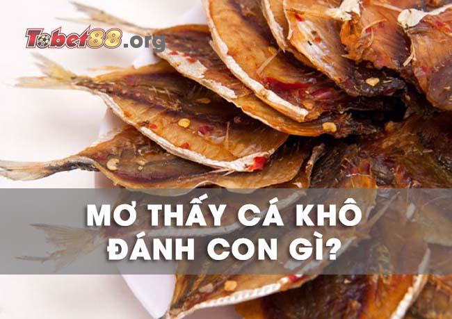 Ý nghĩa giấc mơ thấy cá khô - Nằm mơ thấy cá khô đánh con gì?