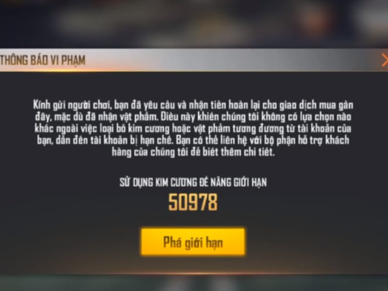 cách mở acc free fire bị khóa