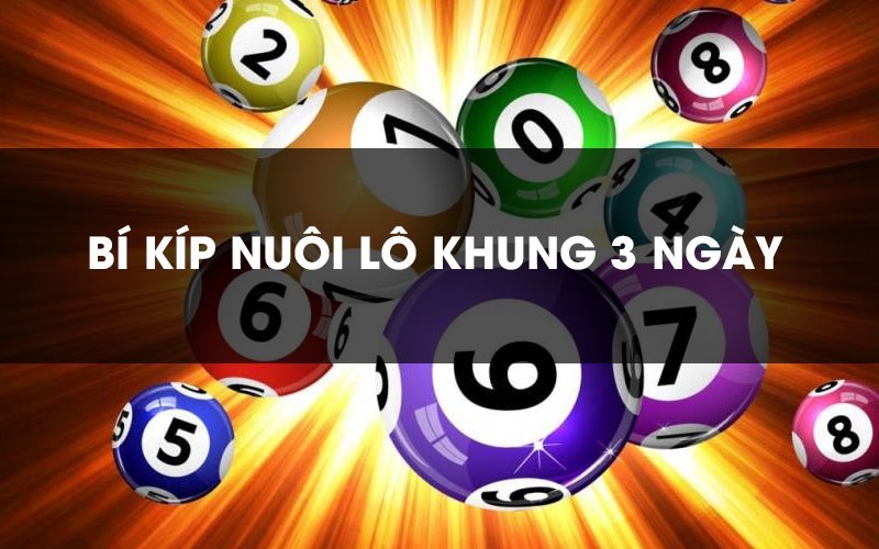 Nuôi song thủ lô khung 3 ngày