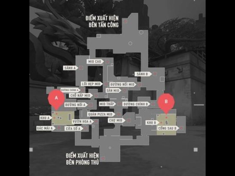 Số lượng bombsite của Ascent là 2