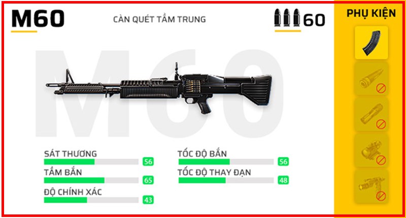 tất cả khẩu súng trong free fire