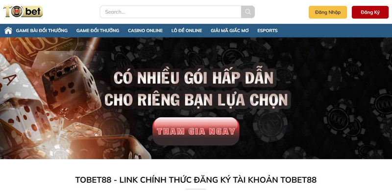 Tobet88 game bài đổi thưởng