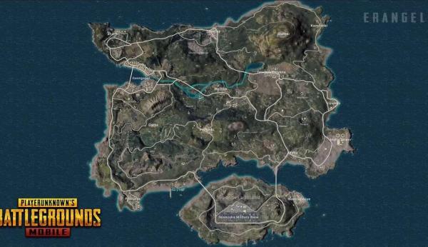 Bản đồ map Erangel PUBG - Giải đáp mọi thông tin từ A - Z