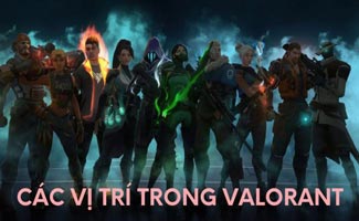 Đặc điểm, vai trò các vị trí trong Valorant chi tiết nhất