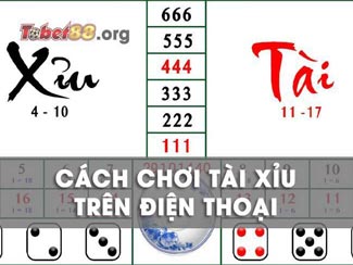 Cách chơi tài xỉu trên điện thoại chuẩn xác mang về lợi nhuận cao